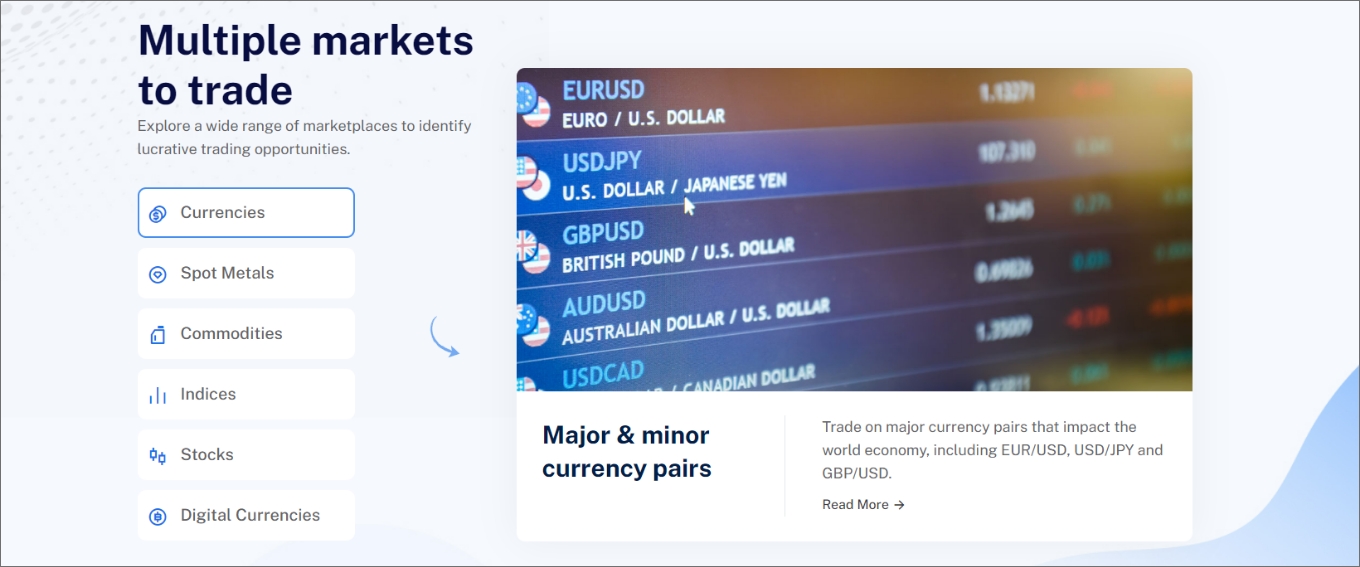 multiple markets to trade