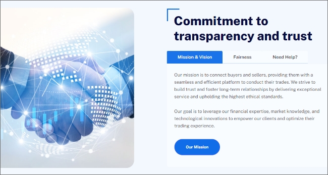 commitment to transparency and trust
